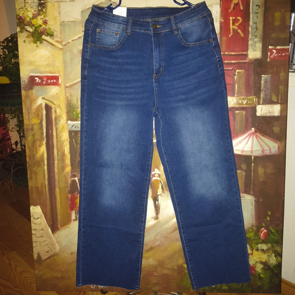 Trendy Blue Denim Jeans